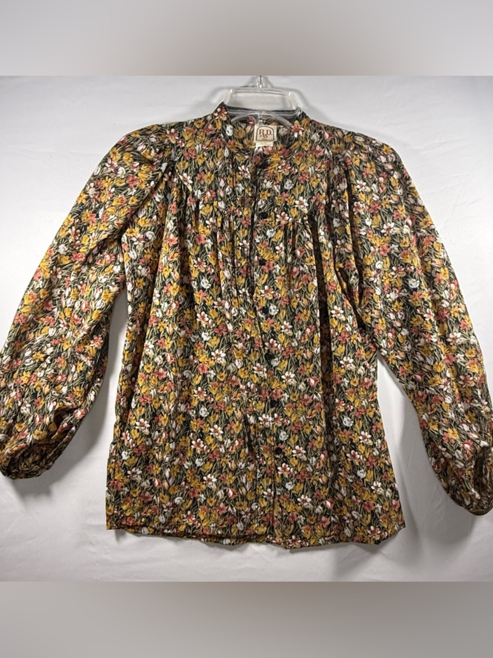 Vintage R.D. #2 Botanical Floral Blouse